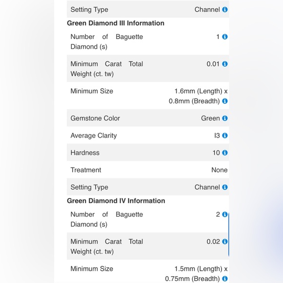Peacock Tanzanite with Diamond Double Halo Platinum over Sterling Silver Size 8 - Picture 13 of 16